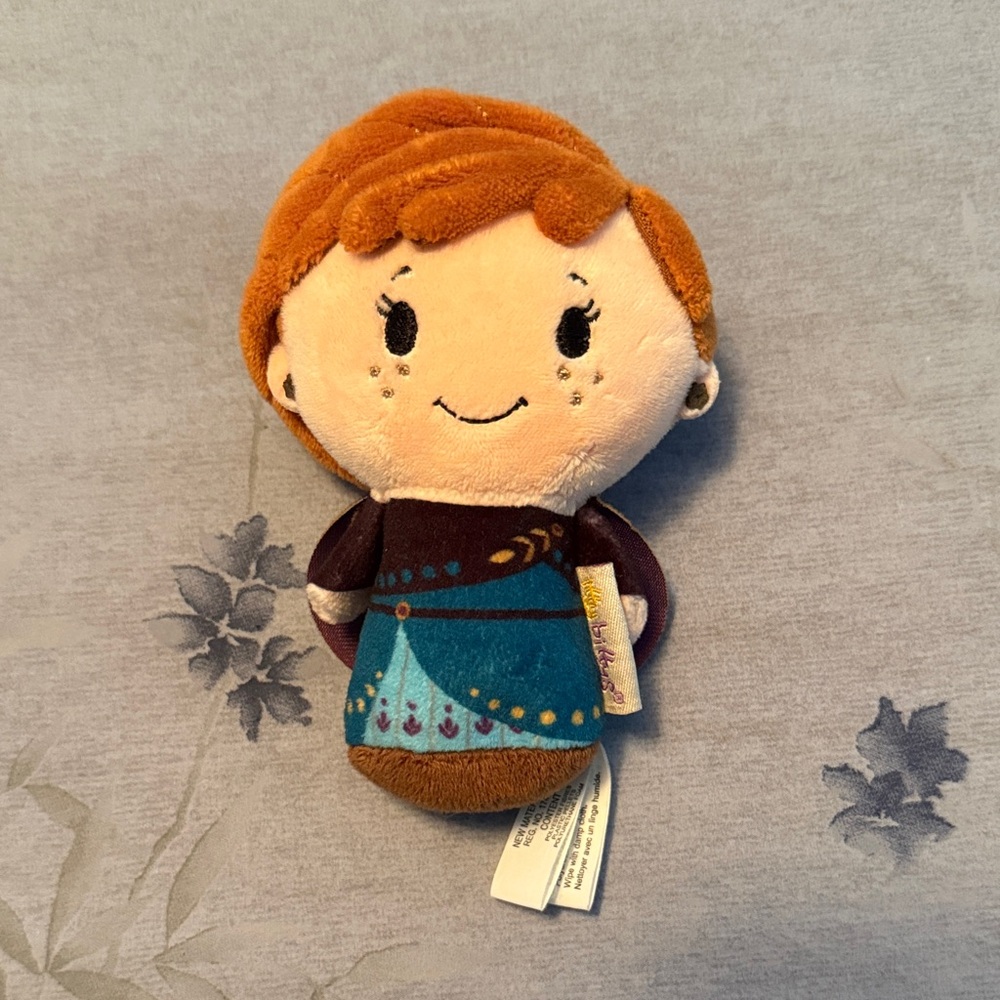 Disney Itty Bitty Anna Plush Doll - Queen Anna Outfit